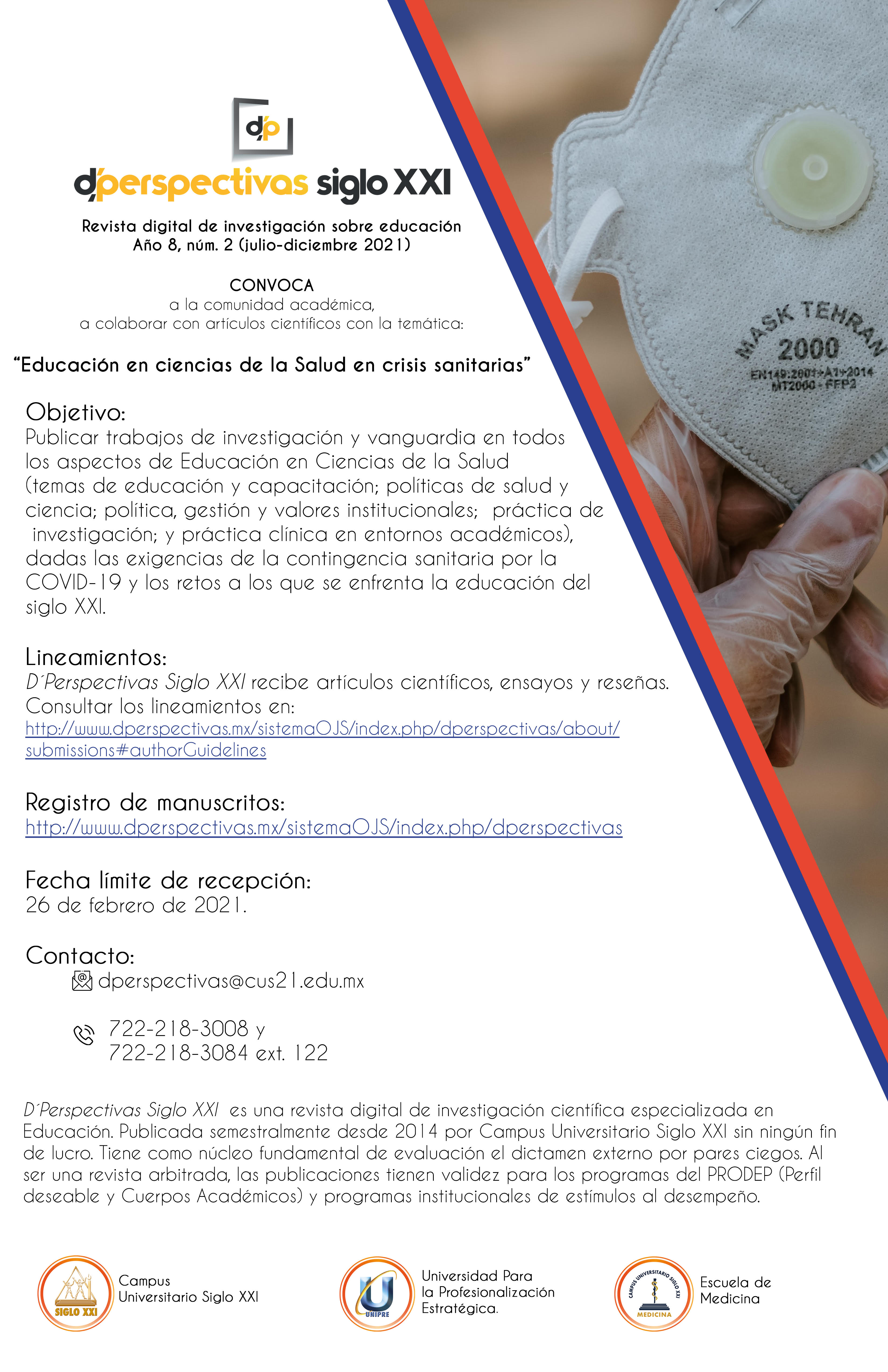 Convocatoria Volumen 08 Número 16